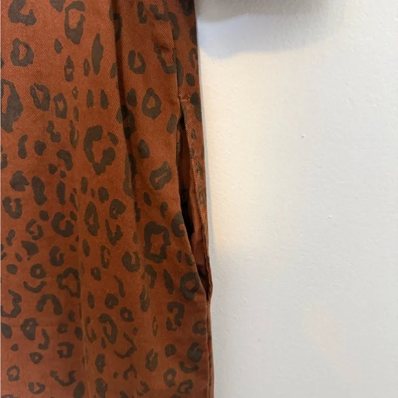 Universal Thread Brown Leopard Print Mini Dress - Picture 5 of 5